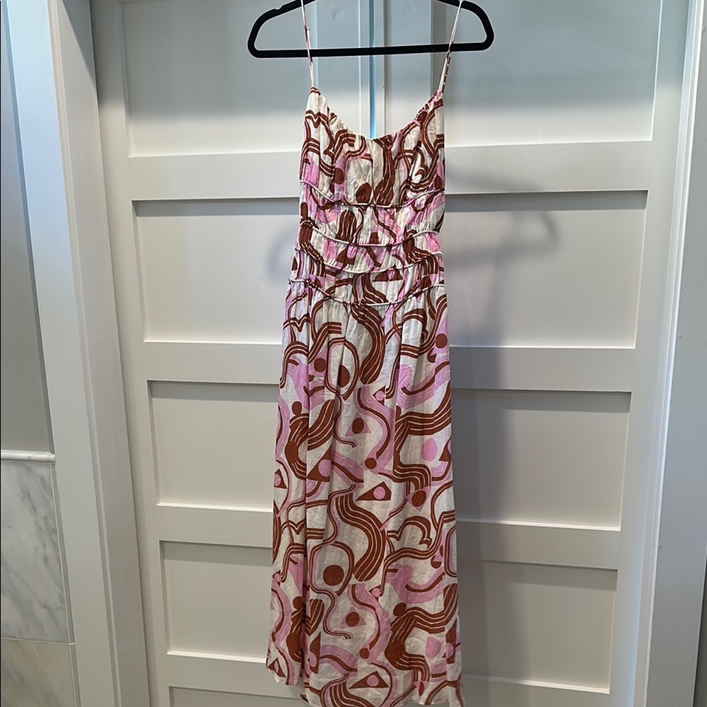 Astr Red Spaghetti Strap Maxi Sundress